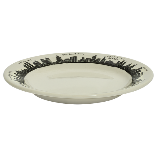 212 Skyline - App Plate (8 1/4"), ceramic, by Fishs Eddy, for everyday meals and table settings, alternate view
