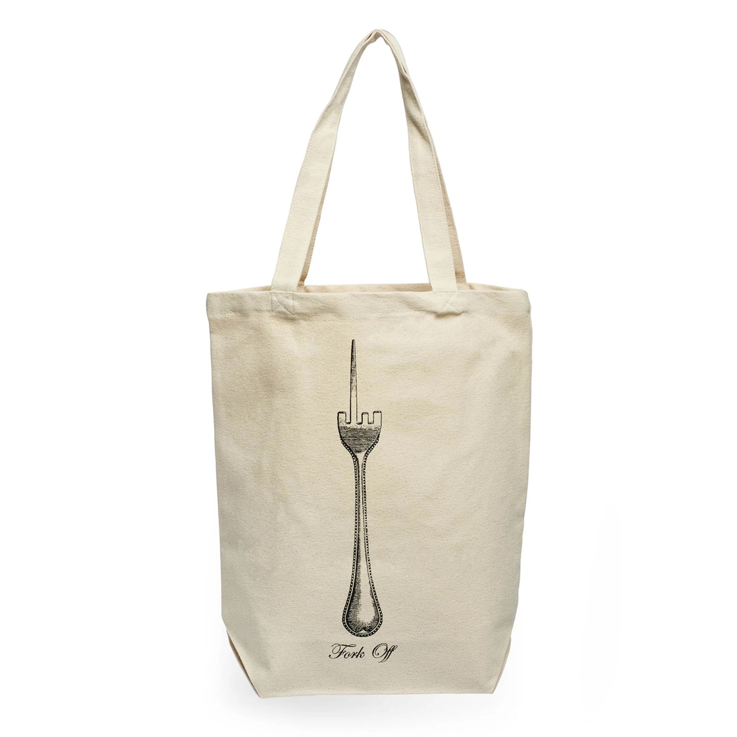 PLEASANTRIES - MEDIUM FORK OFF TOTE (14"x16")
