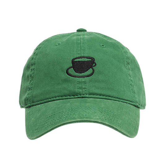Dad Hat - Cup Logo - Kelly Green by Fishs Eddy, cup with graphic design, perfect for coffee, tea, and everyday use