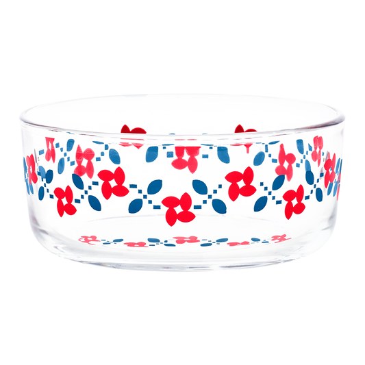 Vintage Floral Patsy Storage Bowl With Lid crafted from durable ceramic, a reliable choice for daily meals