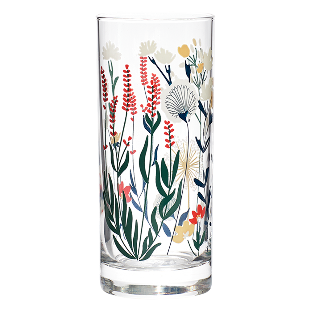 Wildflower Highball Glass crafted from durable ceramic, crafted for versatile everyday use