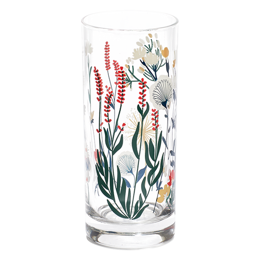 Wildflower Highball Glass crafted from durable ceramic, ideal for everyday use