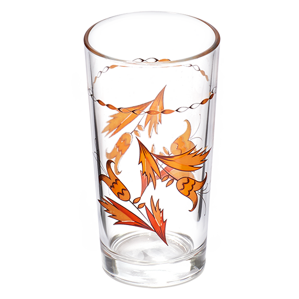 Wine Glass Orange crafted from durable ceramic, perfect for serving meals snacks or drinks