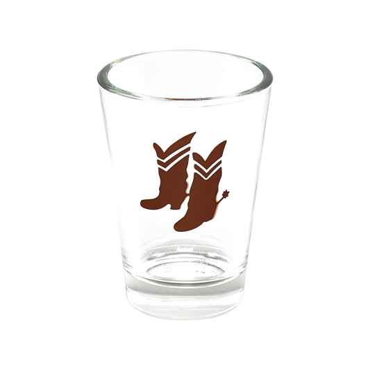 Cowboy Boots Shot Glass crafted from durable ceramic, perfect for enhancing your table setting