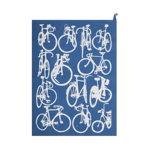 Taliah Lempert Tea Towel with decorative kitchen inspired artwork, designed to complement ceramic plates bowls and serving pieces