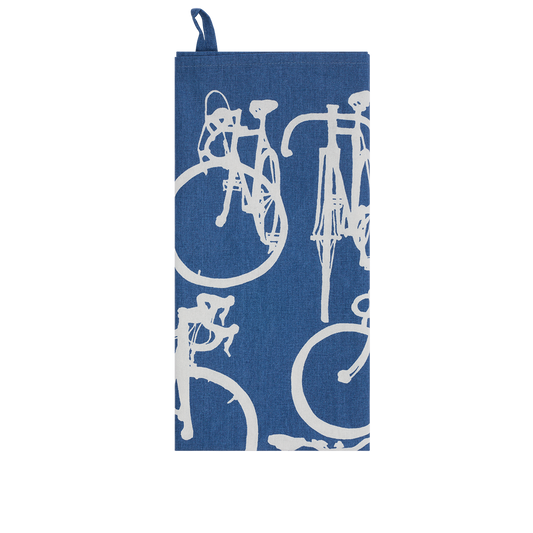 Nyc Bicycles Tea Towel with New York inspired artwork, pairs beautifully with modern tabletop collections and serveware