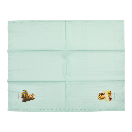 Guest Napkins All The Family with decorative tabletop styling, adds texture and personality alongside plates bowls and glassware