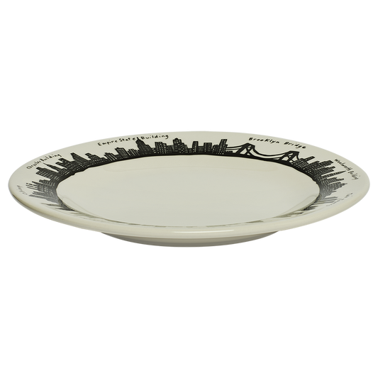 212 Skyline - Main Plate (10 1/4"), ceramic, by Fishs Eddy, for everyday meals and table settings, alternate view