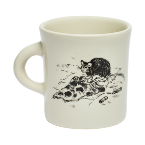NYC TOILE - PIZZA RAT MUG (8.75OZ)