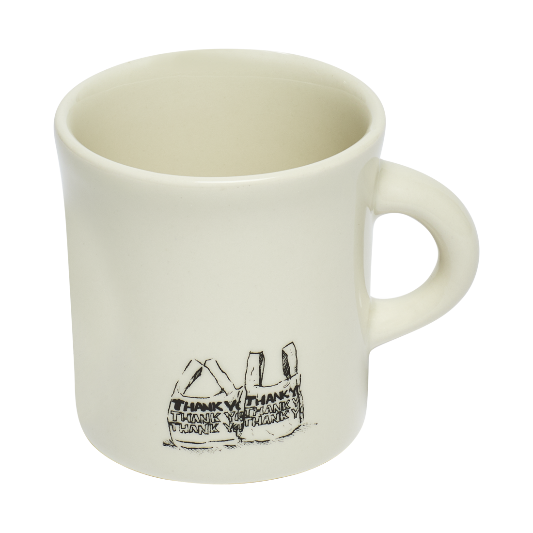 NYC Toile - Pizza Rat Mug 8.75oz by Fishs Eddy, ceramic mug, perfect for coffee, tea, and everyday use