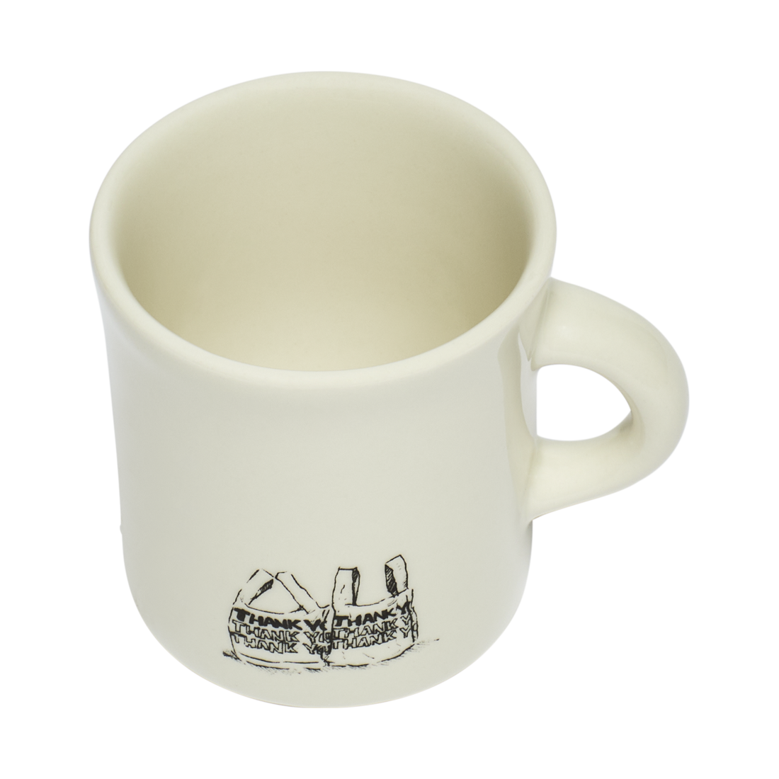 NYC Toile - Pizza Rat Mug 8.75oz by Fishs Eddy, ceramic mug, perfect for coffee, tea, and everyday use