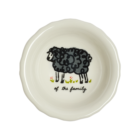 Black Sheep Bowl . crafted from durable ceramic, perfect for enhancing your table setting