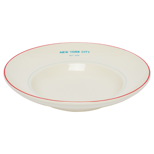 Est Nyc Pasta Bowl crafted from durable ceramic, ideal for everyday use