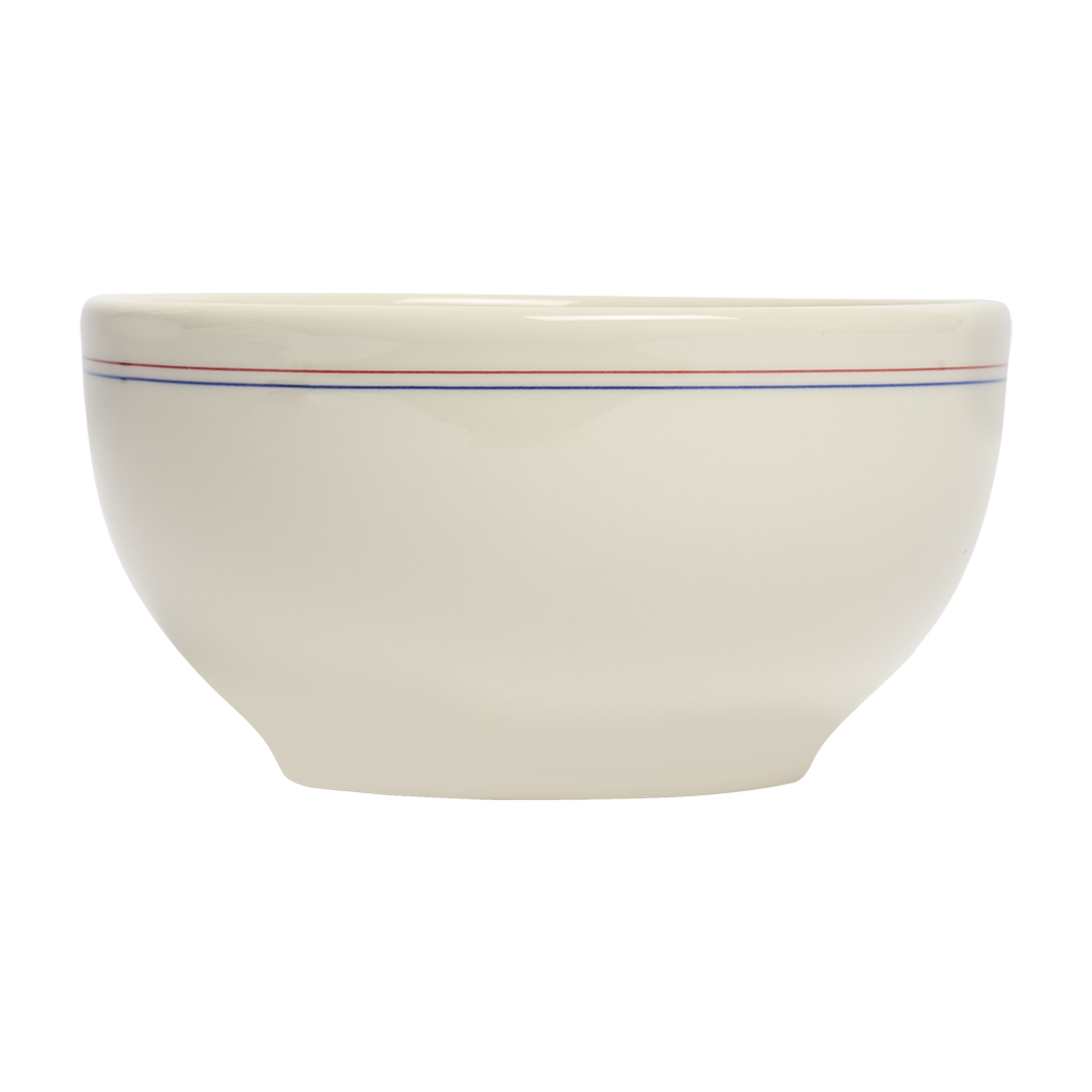 Hl Red/Blueband Cereal Bowl crafted from durable ceramic, perfect for both everyday use and entertaining