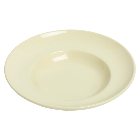 Diner Whites Pasta Bowl crafted from durable ceramic, a reliable choice for daily meals