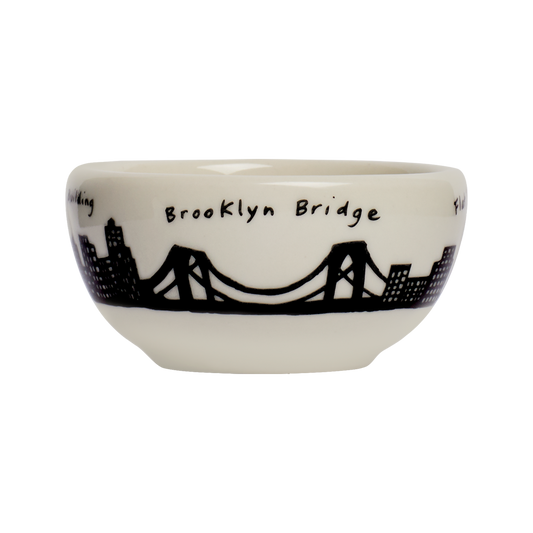 Skyline Nut Bowl with New York City skyline design, ideal for everyday use