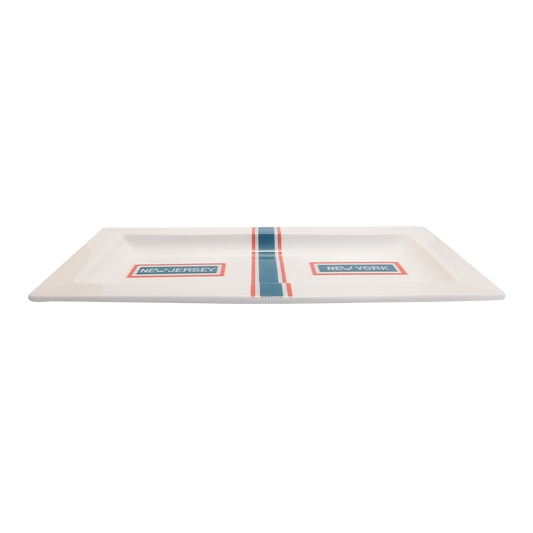 Bridge Tunnel Tunnel Vision Tray inspired by New York City landmarks, perfect for serving meals snacks or drinks