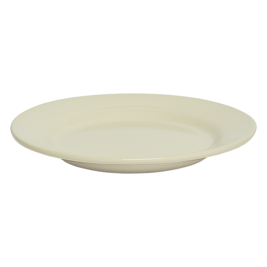 Diner Whites - App Plate (8 1/4"), ceramic, by Fishs Eddy, for everyday meals and table settings, alternate view
