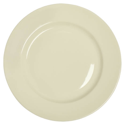 Diner Whites - Main Plate (11 1/8"), ceramic, by Fishs Eddy, for everyday meals and table settings, front product image