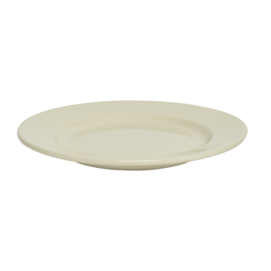 Diner Whites - Main Plate (11 1/8"), ceramic, by Fishs Eddy, for everyday meals and table settings, alternate view