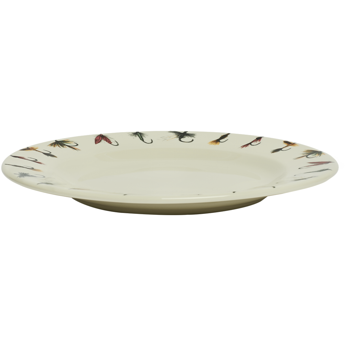 Gone Fishin' - Main Plate (10 1/4"), ceramic, by Fishs Eddy, for everyday meals and table settings, detail view