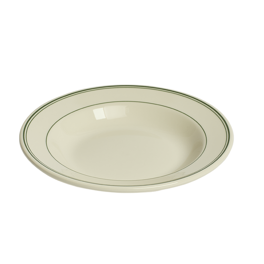 Hl Greenband Soup Bowl . crafted from durable ceramic, a versatile piece for everyday dining