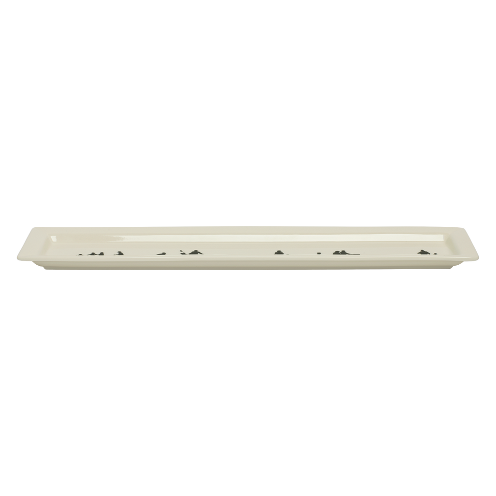 Pedestrians Tray crafted from durable ceramic, an easy addition to any modern table setting