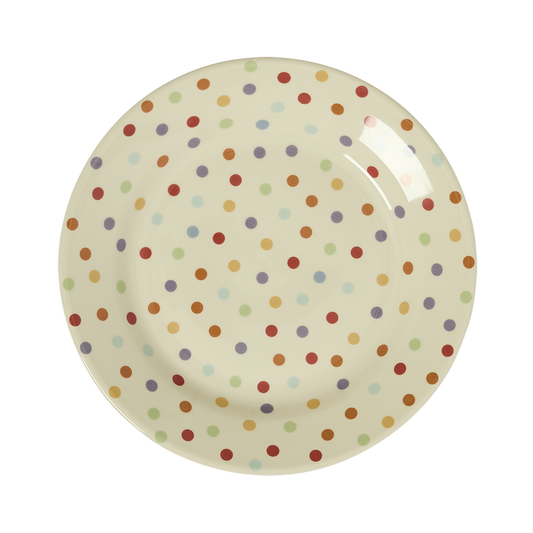 Spot On - App Plate (9"), ceramic, by Fishs Eddy, for everyday meals and table settings, front product image